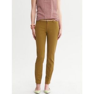 Banana Republic Sloan Fit Ankle Pants Khaki S14